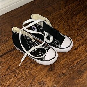 Kids Black High-Top Converse